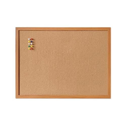 Cork Bulletin Board for Wall - 24” x 18” Bulletin Board Cork Board Wall Mounted Wood Frame Message Board pin Board for School,Office and Home