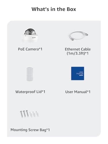 ANNKE C800 4K PoE Camera, H.265+ 8MP Dome Security Cam, AI Human Vehicle Detection, IK08 Explosion-Proof & IP67 Weatherproof Outdoor Security Camera w/Audio, Spotlight Color Night Vision (Not PTZ) 6