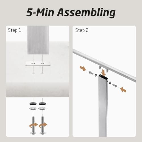 KES Standing Towel Racks for Bathroom 2-Tier, Floor Towel Rack Stand with Heavy Marble Base, Upgrade Steady Freestanding Design, Pro-Grade 18/8 Stainless Steel Brushed Finish, BTH217-2 8