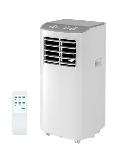 GarveeTech Portable Air Conditioner, 8,000 BTUs Room Air Conditioner, 3 in-1 Cooling AC Portable Air Conditioner with Fan & Dehumidifier, Standing Air Conditioner, Ventless Floor AC
