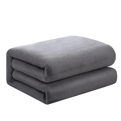 PEKJI Cotton Heated Throw with Timer Function Comfortable Electric Blankets Soft Heated Electric Over Blanket Quick Heating