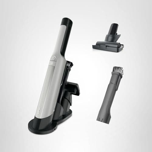 Shark WANDVAC Power PET Cordless Hand Vac, Ultra-Lightweight & Portable with Powerful Suction & Boost Mode, NEW FurFins Tool & Duster Crevice Tool, Designed for Car & Pet Homes, White, WV410WH 11