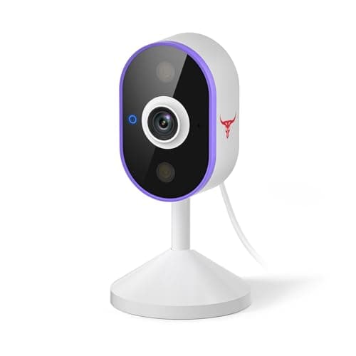 SizzChat Security Cameras Wireless, Indoor Home Camera with 2-Way Audio, Smart AI Human Detection, Night Vision, Cloud Storage, 2.4G WiFi