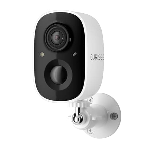 CURISEE Outdoor Security Camera Wireless 2K Camera for Home Security Wireless Outdoor Battery Security Cameras 2.4GHz WiFi Smart Motion Detection,Color Night Vision,Waterproof, Cloud/SD Storage