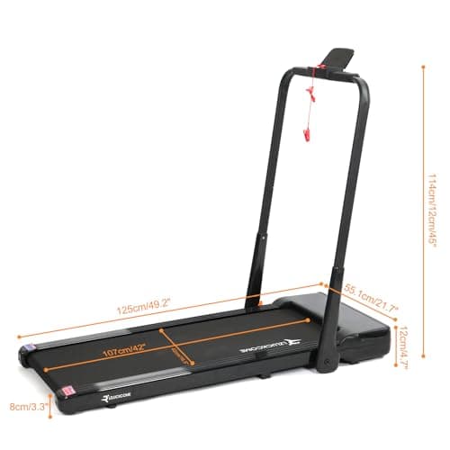 Treadmills for Home, Under Desk Treadmill for Home Walking Pad, Folding Treadmill 2 in 1 Folding Treadmill, 2.5 HP Free Installation 8