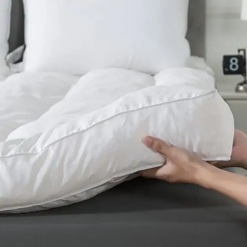 WhatsBedding 5 Inch Memory Foam Mattress Topper Twin for Pressure Relief, Soft Breathable Cover, Comfort Supportive Pillow Top Mattress Topper, 2000GSM Fluffy Shredded Memory Foam Filled