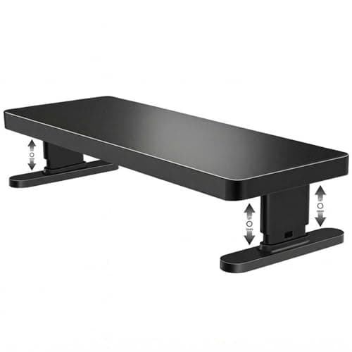IVE Design Adjustable Monitor Stand with 4 height options, Desk Shelf for Top of Desk Adjustable