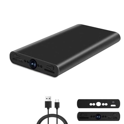 FUXGZ Mini Camera 10000 mAh Power Bank, HD 1080P Video Recorder with Motion Detection Night Vision Gravity Sensor, Security Nanny Cam, Portable Small Video Camera for Outdoor/Indoor, No Audio