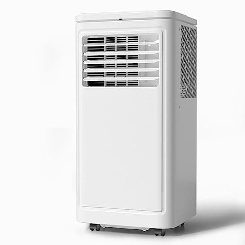 Joy Pebble Portable Air Conditioner, 10000 BTU for Room up to 450 sq. ft, Portable AC with Dehumidifier & Fan, 2 Fan Speeds, 24H Timer, Remote Control, Energy Efficiency