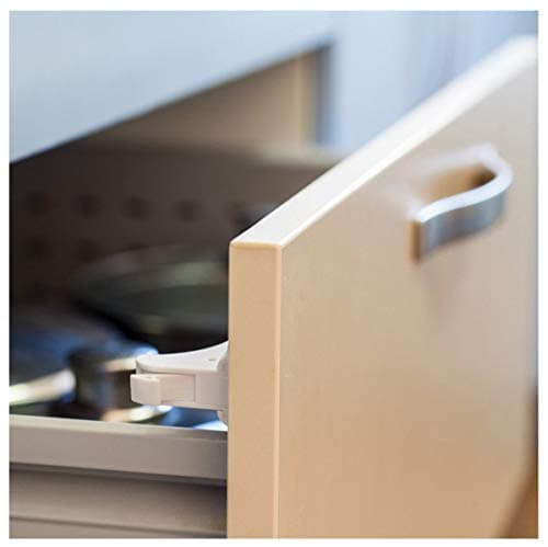 Child Safety Magnetic Cabinet Locks(20 Locks + 3 Keys), Baby Proof, No Tools Or Screws Needed - Norjews 5