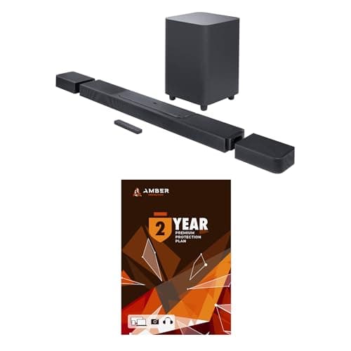 JBL BAR-1300X 11.1.4ch Soundbar and Subwoofer with Surround Speakers and 2 Year Amber Protection Plan (2022)
