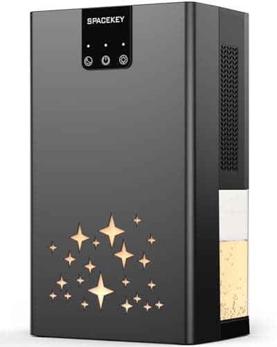 Dehumidifier, 95 OZ Water Tank Dehumidifiers for Home, 1000 sq. ft. Dehumidifier for Basement Bathroom Bedroom with Auto Shut Off, 7 Colors LED Light, Quiet Dehumidifiers with Sleep Mode, Black