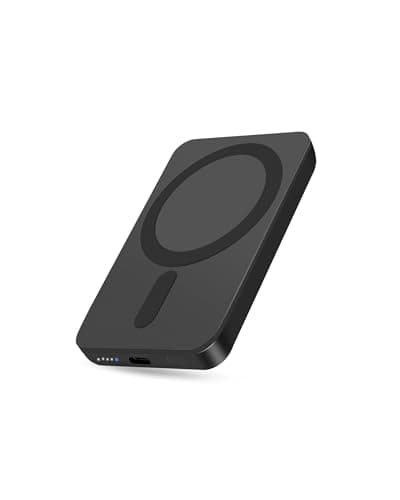 Miady 5000mAh Wireless Portable Charger, Magnetic Power Bank for iphone16/15/14/13/12, Battery Pack with 12W USB-C Charging