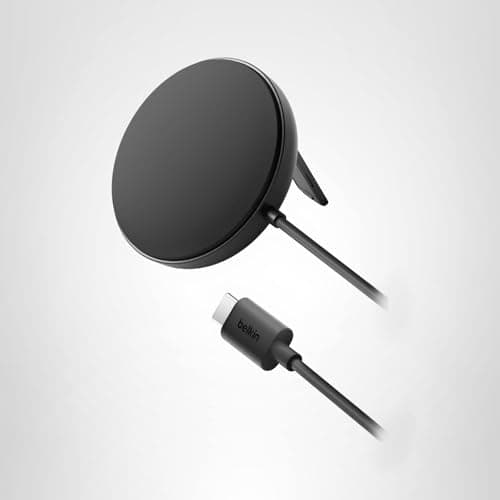 Belkin Magnetic Wireless Charging Pad Qi2 15W w/Kickstand - MagSafe-Compatible Qi2-Certified Wireless Charger for iPhone 17 Series, Samsung Galaxy S25 Series, AirPods (No PSU) - Black 8