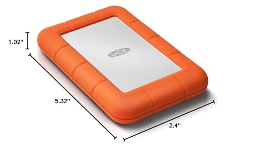 LaCie USB 3.2 1TB Rugged Mini Hard Drive 8