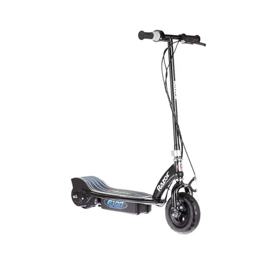 Razor Power Core E100 Electric Scooter for Kids Ages 8+, 120 lb Max Weight – 100W Motor, Up to 10 Mph, 40-Min Ride Time, Twist-Grip Throttle, 8” Pneumatic Front & Flat-Free Rear Tires