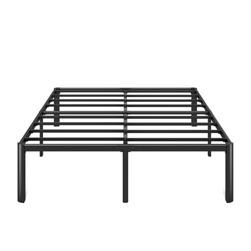 Zinus Van 16 Inch Full Metal Platform Bed, Steel Slat Support, No Box Spring Needed, Eco Friendly WonderBox Packaging, Easy Assembly, Black 11