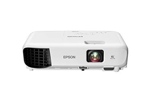 Epson EX3280 3-Chip 3LCD XGA Projector 3600 lumens for both color and white brightness, HDMI, Built-in Speaker, 15,000:1 Contrast Ratio (Renewed)