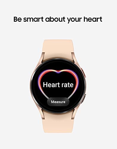 Samsung Galaxy Watch 4 40mm Bluetooth Smartwatch with ECG Heart Rate Monitor, Tracker for Health, Fitness, Running, Sleep Tracking, GPS Fall Detection, US Version, SM-R860NZDAXAA, Pink Gold 5