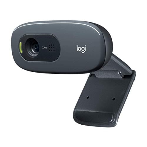 Logitech C270 3MP 1280 x 720pixels USB 2.0 Black webcam (Renewed)
