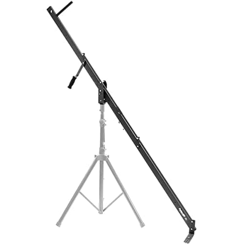 ProAm USA Orion DVC200 DSLR Video Camera Crane - Aircraft Aluminum Camera Jib - 8 ft Extendable Filmmaking Boom with L-Shaped Side Camera Mounting Bracket