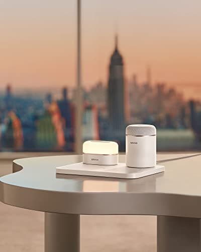 EZVALO 3 in 1 Charger Station with LED Night Light, Portable Bluetooth Speaker, Wireless Charging Station for Multiple iPhone, Samsung/Huawei/Honor/Xiaomi/Oppo, Gifts for Women, Birthday Tech Gifts 7