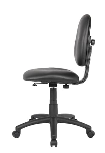 BOSS Office Products Dimond Task Chair Without Arms in Black, Mid-Back (B9090-CS) 8