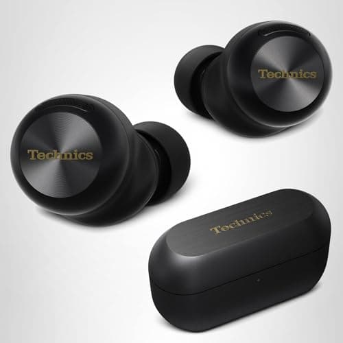 Technics Reference Class Hi-Fi Wireless Earbuds, Dolby Atmos, Head Tracking, Adaptive Noise Cancelling, 3 Device Multipoint, 10-hr Battery, Wireless Charging, in Ear Headphones - EAH-AZ100-K (Black) 11