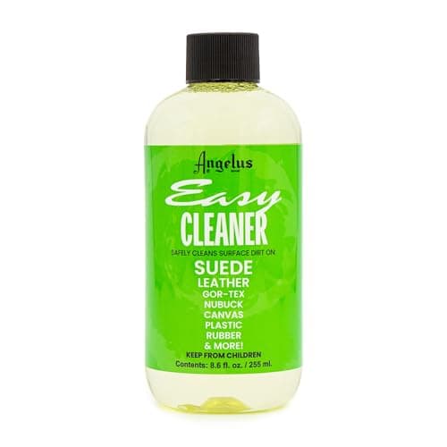 Angelus Easy Cleaner, Premium Shoe Cleaner, Safe For Sneakers, Leather, Suede, Canvas, and More – Removes Dirt and Stains | Made In USA - 8.6 fl oz