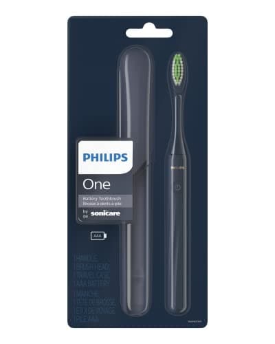 Philips Sonicare Battery Toothbrush, Brush Head Bundle, Midnight Blue, BD1002/AZ 12
