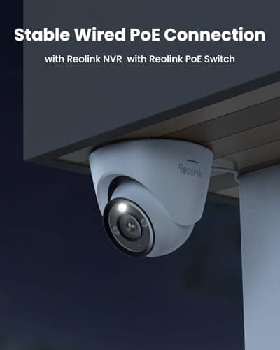 REOLINK 12MP PoE IP Camera Outdoor, 97° Wide Angle Dome Security Camera for Home Surveillance, Human/Vehicle/Pet Detection, 700lm Color Night Vision, 2 Way Talk, Up to 512GB microSD Card, RLC-1224A 7