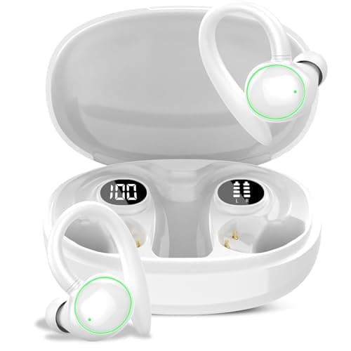 PEFUPEW Wireless Earbuds, Ai Translation Earbuds Real Time, 164 AI Language Translator Earbuds,3-in-1 Translator Earbud Bluetooth 5.4,48H Translatior Headphones for Travel, Business, Learning, White