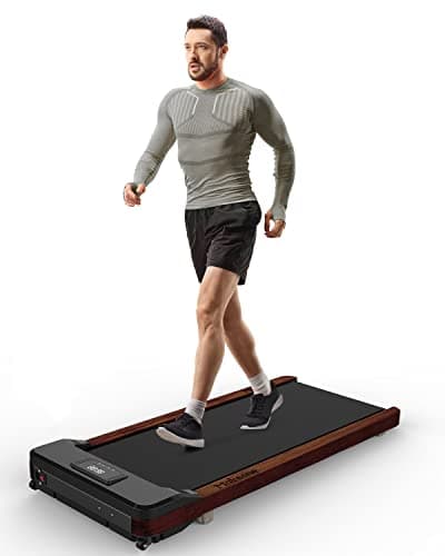 Maksone Under Desk Treadmill, Expert of Wooden Walking Pad, Walking Jogging Machine with Remote Control, Installation-Free