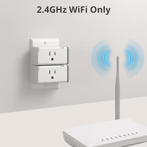 SONOFF S31 WiFi Smart Plug with Energy Monitoring, 15A Smart Outlet Socket ETL Certified, Work with Alexa & Google Home, IFTTT Supporting, 2.4 Ghz WiFi Only (4-Pack) 9