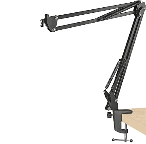 YNHFIFI Replacement Aluminum Alloy Universal Bracket Adjustable C-Clamp Desk Light Mounting Bracket Cantilever Bracket for Microphone Arm and Desktop Table Lamp 6