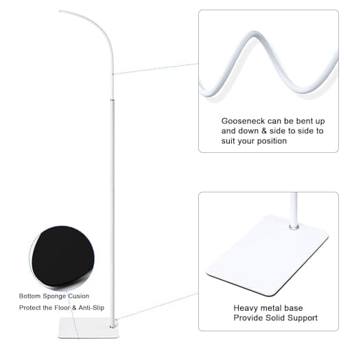 67" Adjustable Height Baby Monitor Floor Stand Holder for HelloBaby,Infant Optics DXR-8 Pro,Nanit Pro & Flex Stand,Eufy,Motorola,Owlet,Momcozy Baby Monitor Stand,Also for Cameras with 1/4 Screw Mount 8