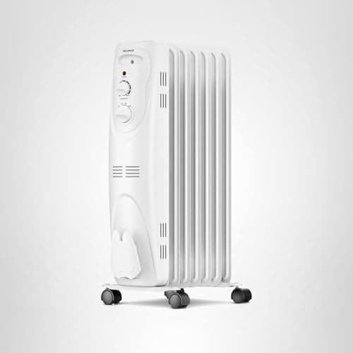 PELONIS Radiator Heater for Large Space, Electric Oil Filled Radiator, Dual Knobs, 1500W, Quiet Space Heater, 3 Modes, Tip-over Protection 9