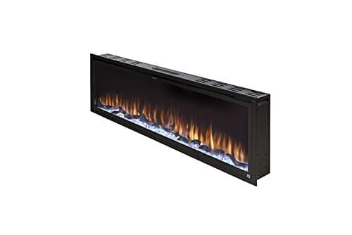 Touchstone Sideline Elite Smart 60” WiFi-Enabled Electric Fireplace - in-Wall Recessed - 60 Color Combinations - 1,500W Heater - Black - Log, Crystals & Driftwood - 80037 9
