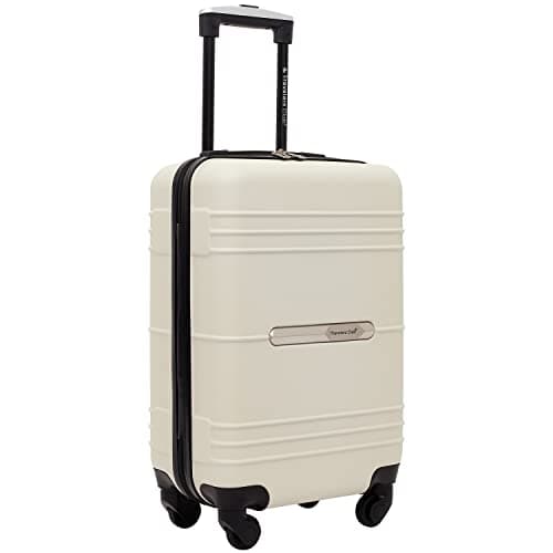 Travelers Club 22" Richmond Spinner Carry-On Luggage, Bone 8