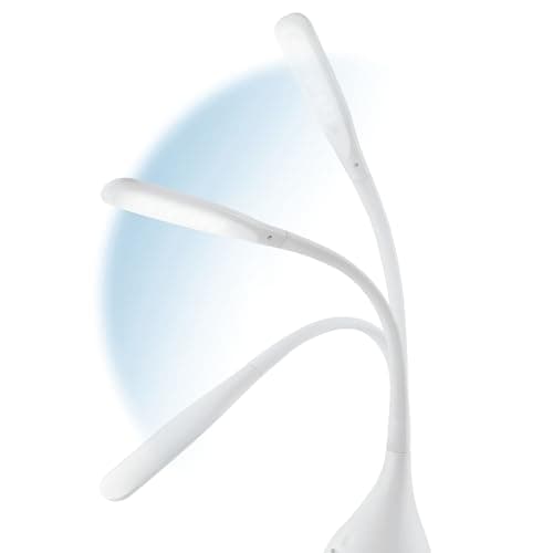 OttLite Creative Curves LED Desk Lamp with Adjustable Neck - Dimmable with 4 Brightness Settings & Energy Efficient Natural Daylight LEDs for Home Office, Computer Desk, & Dorms 5