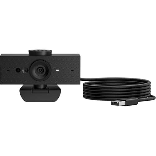 HP 625 Webcam - 4 Megapixel - 60 fps - USB Type A - 1920 x 1080 Video - Auto-Focus - 92° Angle - Microphone - Windows 11 8