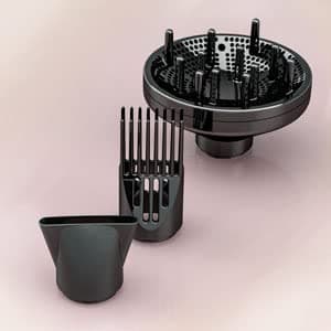 Berta 1875W Powerful Tourmaline Ceramic Ionic Hair Dryer 2 Speeds & 3 Heating Settings, Salon Professional Blow Dryer with Diffuser/Concentrator/Comb 9