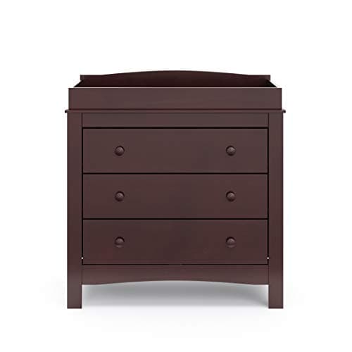 Graco Noah 3 Drawer Changing Table Dresser (Espresso) – GREENGUARD Gold Certified, Includes Interlocking Drawer System 5
