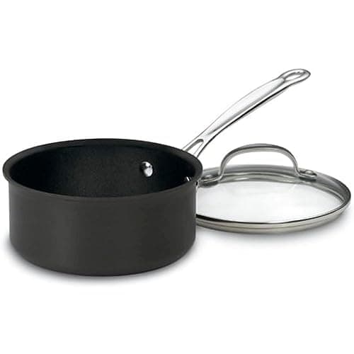 Cuisinart 619-18 Nonstick-Hard-Anodized, 2-Quart, Saucepan w/Cover