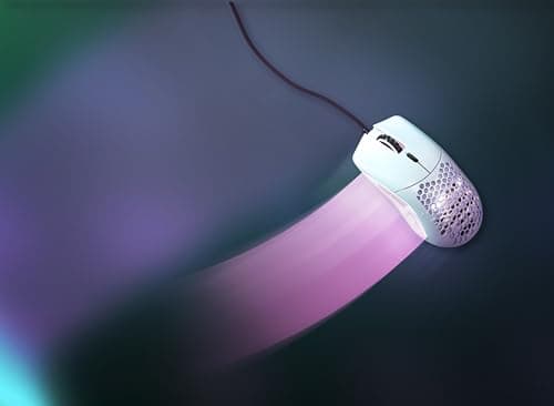 Glorious Model O Wired Gaming Mouse 67g Superlight Honeycomb Design, RGB, Pixart 3360 Sensor, Omron Switches, Ambidextrous - Matte White 7