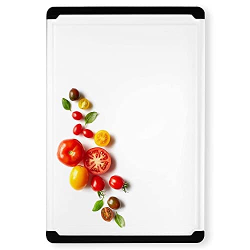 Extra-Large Cutting Board for Kitchen, 18” Reversible Cutting Board with Juice Groove, Dishwasher Safe Plastic Chopping Board Non-Slip Grip for Meal Prep, Meat, Vegetables, and Everyday Cooking 7