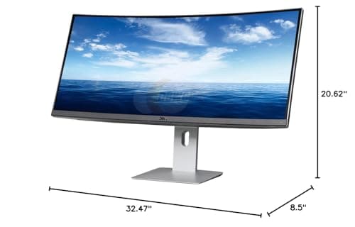 Dell UltraSharp U3415W 34-Inch QHD Ultra Wide 1440p Curved LED-Lit Monitor 6