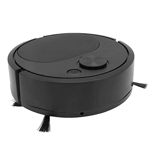 Pwshymi Multifunctional Robot Vacuum Cleaner, Mini Smart Sweeping Robot with USB Charging for Wooden Flooring, Tile and Carpet, Black 5