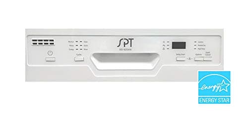 SPT SD-9254W 18″ Wide Built-In Dishwasher w/Heated Drying, ENERGY STAR, 6 Wash Programs, 8 Place Settings and Stainless Steel Tub – White 6