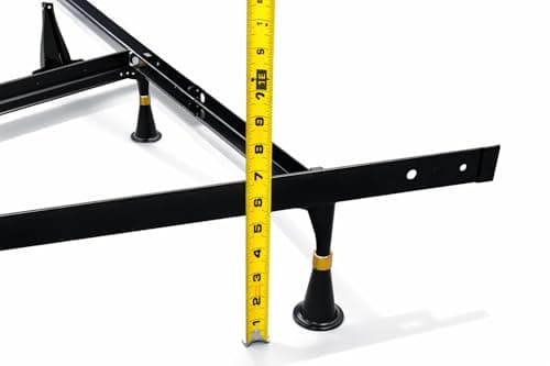 Tech Team #00740 3½" Reinforced Bed Risers – Replace Casters to Prevent Sliding, Fits Over Standard Bed Feet, Heavy-Duty Furniture Elevators, Tool-Free Installation, Set of 6 5